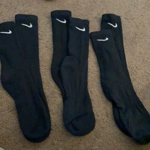 black nike socks